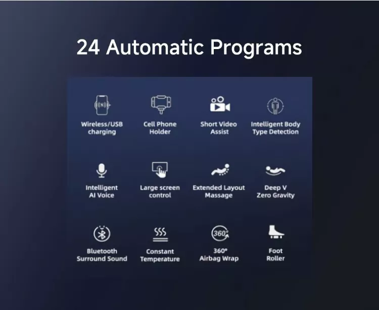 Flexible SL Track 4D Massage Chair